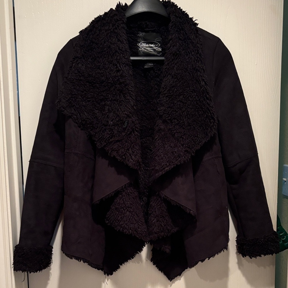 Mandee Black Teddy Jacket - Picture 5 of 6